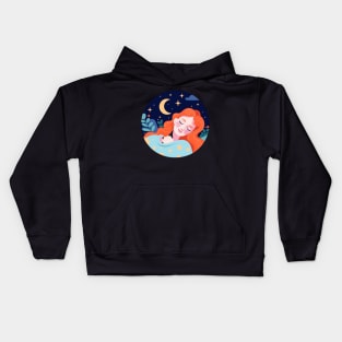 sleep soundly Kids Hoodie